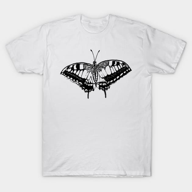 Swallowtail butterfly T-Shirt by MarjolijndeWinter